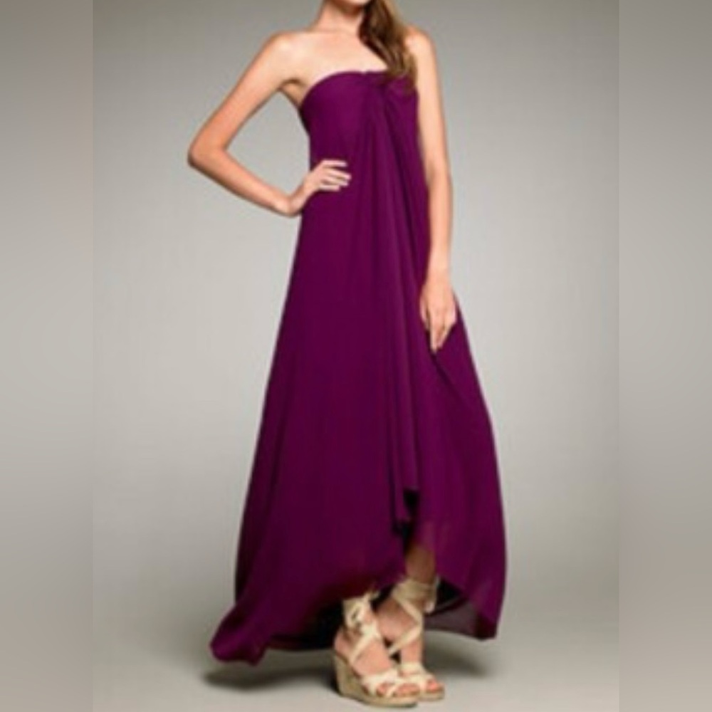 Jean Paul Gaultier Purple Mesh Halter Dress, Size S